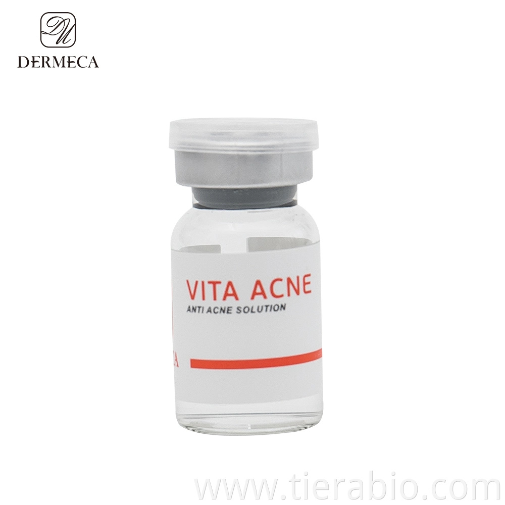 Suero Antiacne Dermeca Alta Calidad Tratar Espinillas Cicatriz Oscura Ampolla Acido Hialuronico Solucion Mesoterapia Ha No Reticulado EL Tratamiento Espinillas